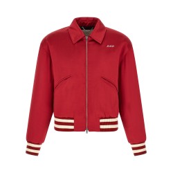 'Aces Satin Club' bomber jacket