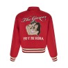 'Aces Satin Club' bomber jacket