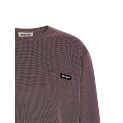 Jacquard jersey t-shirt