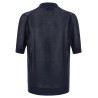 Openwork cotton polo shirt