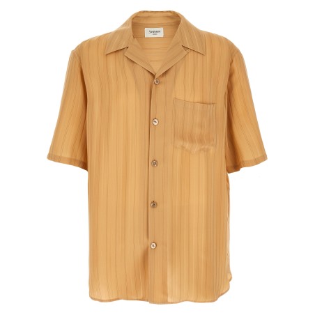 Striped silk shirt