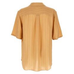 Striped silk shirt