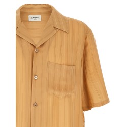 Striped silk shirt