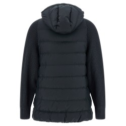 'Shiny Zipper Pull' down jacket
