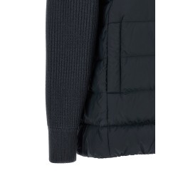 'Shiny Zipper Pull' down jacket