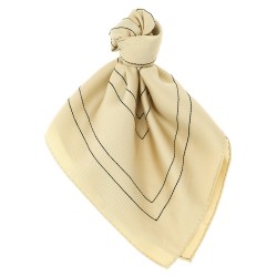 'Monogram' embroidered scarf