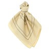 'Monogram' embroidered scarf