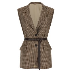 Belted vest