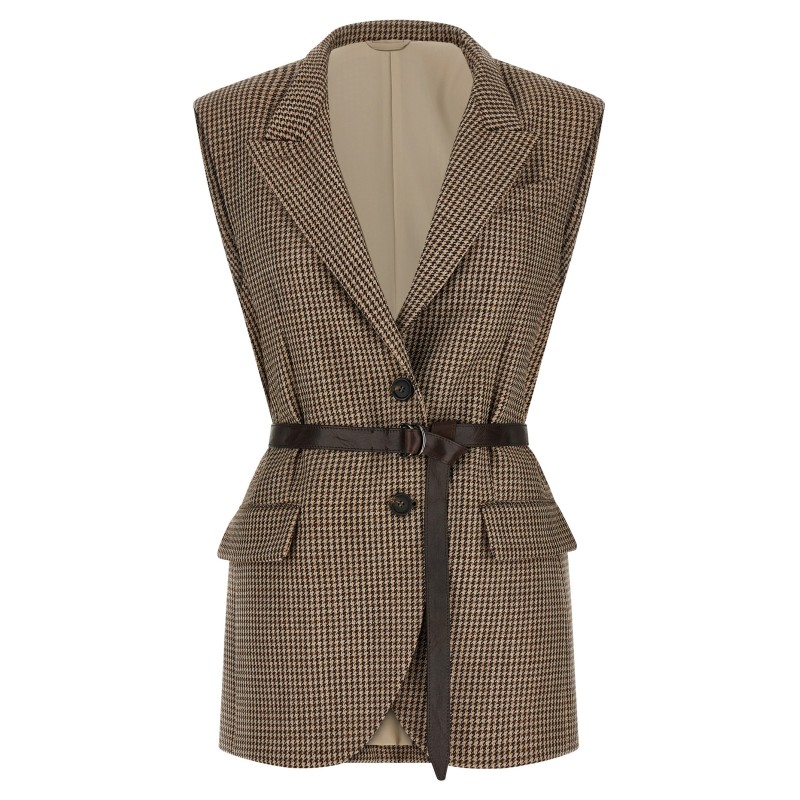 Belted vest