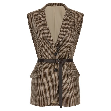 Belted vest