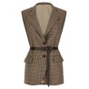 Belted vest