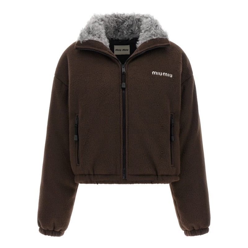Pile down jacket