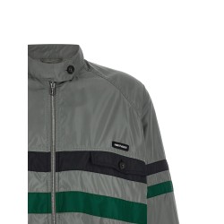 Silk blouson tec