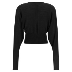 'V Cropped' top