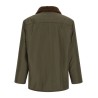 Shearling collar parka