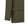 Shearling collar parka
