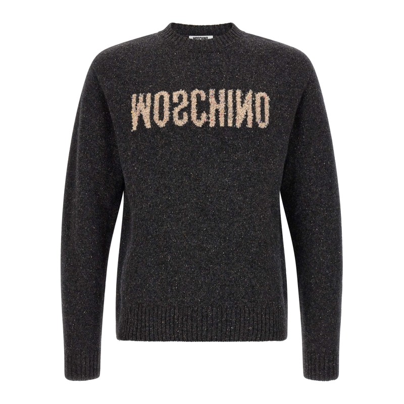 Mirrored logo sweater