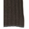 Ribbed cashmere knit scarf