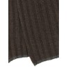 Ribbed cashmere knit scarf