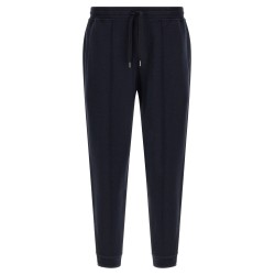 Cotton, cashmere and silk joggers