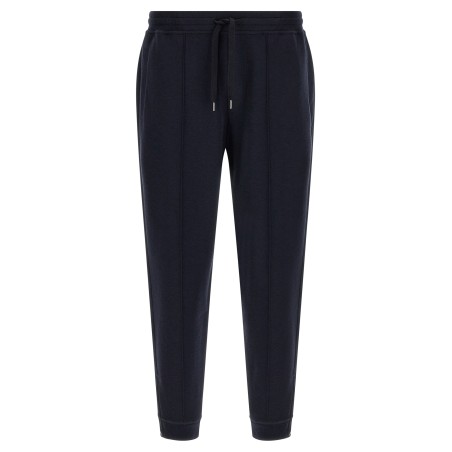 Cotton, cashmere and silk joggers