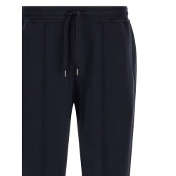 Cotton, cashmere and silk joggers