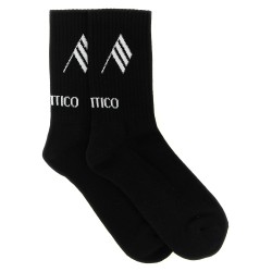 Logo intarsia socks