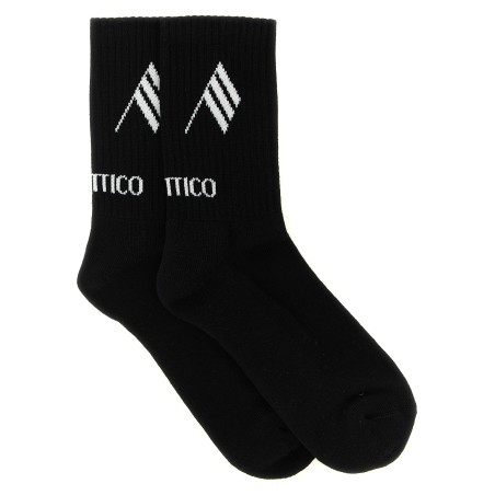 Logo intarsia socks