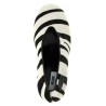 Zebra pony pumps