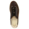 Suede and smooth calf sneakers