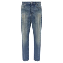Distressed jeans
