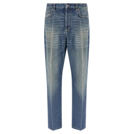Distressed jeans