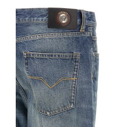 Distressed jeans