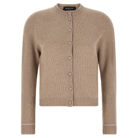 Covered buttons cardigan