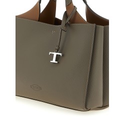 Small leather bucket bag