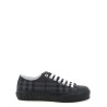 Check print sneakers