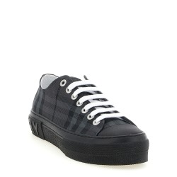 Check print sneakers