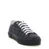 Check print sneakers