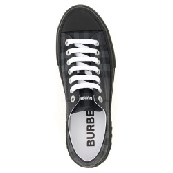 Check print sneakers