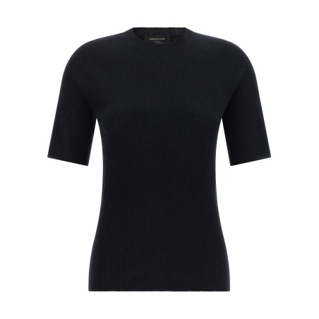 Ribbed knit t-shirt