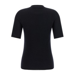 Ribbed knit t-shirt