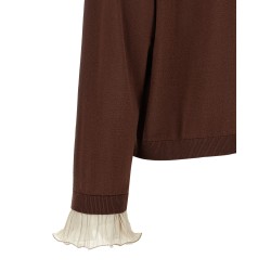 Pleated Cuffs Sweater