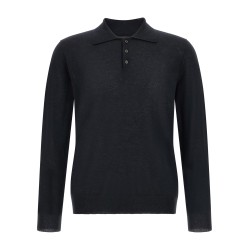Cashmere polo shirt