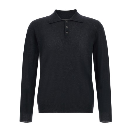 Cashmere polo shirt