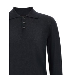 Cashmere polo shirt
