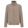 Virgin wool beaver bomber jacket