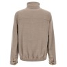 Virgin wool beaver bomber jacket