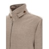 Virgin wool beaver bomber jacket