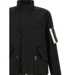 'Nylon Twill x Rip Stop' coat