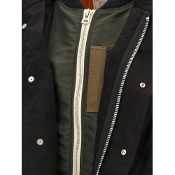 'Nylon Twill x Rip Stop' coat